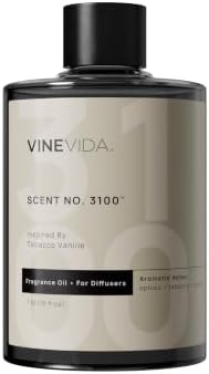 VINEVIDA [16 Fl Oz] Scent NO. 3100 Fragrance Oil for Cold Air Diffusers, Aromatic Notes of Spices Tobacco Vanilla, Essential Oils for Diffuser Oil Refill & Air Freshener Room Spray by VINEVIDA