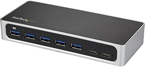 StarTech 7-Port USB-C Hub with 5X USB-A and 2X USB-C, 12V (HB30C5A2CSC) by StarTech