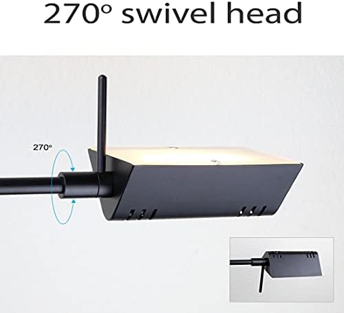 O'Bright LED Pharmacy Table Lamp, Full Range Dimming, 12W LED, 360 Degree Swing Arms, Desk, Reading, Craft, Work Lamp, ETL Tested, Black - Image 3