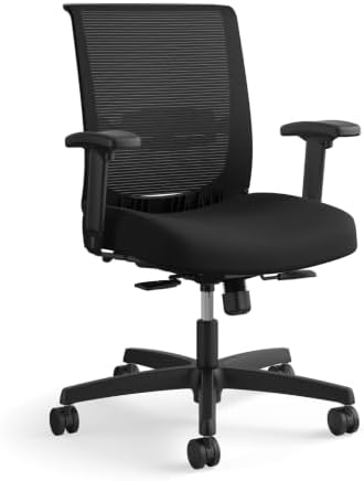 HON Convergence Ergonomic Office Chair, Office Desk Computer Chair, Black by HON