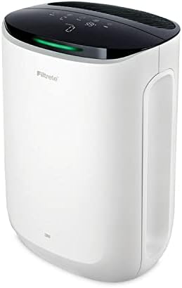 Filtrete Smart Air Purifier & Air Quality Monitor Medium Rooms, up to 150 sqft, Alexa enabled, Wi-Fi Simple Setup, True HEPA Filter for Allergens, Dust, Bacteria, & Viruses, Alexa smart reorders by Filtrete