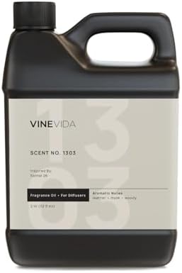 VINEVIDA [32 Fl Oz] Scent NO. 1303 Fragrance Oil for Cold Air Diffusers, Aromatic Notes of Leather Musk Sandalwood, Essential Oils for Diffuser Oil Refill & Air Freshener Room Spray by VINEVIDA