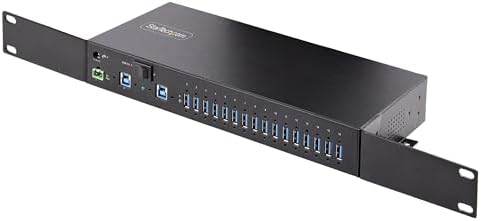 StarTech 16-Port Industrial USB Hub 5Gbps, Metal hub (S5G16AINDS-USB-A-HUB) - Image 7