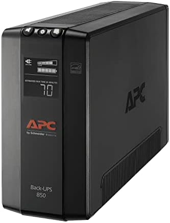 APC 850VA/510W Pro UPS Backup Battery Power Supply for Office Electronics, by APCbySchneider-Electric