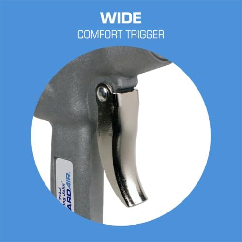 Guardair Long John Safety Air Gun with 24-Inch Aluminum Extension, High Performance OSHA Compliant Alloy Nozzle Gray/Silver (75LJ024AA) - Image 6