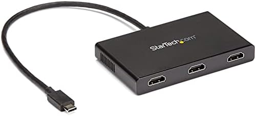 StarTech USB-C to 3x HDMI MST Hub, Triple 1080p 60Hz, Dual 4K 30Hz by StarTech