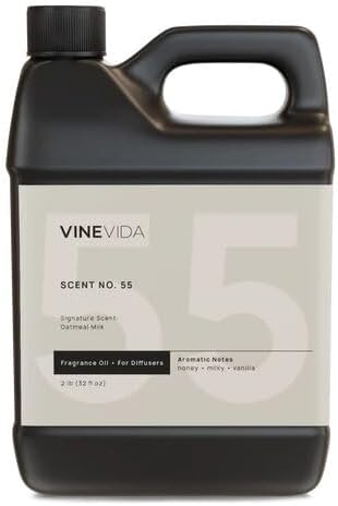 VINEVIDA [32 Fl Oz] Oatmeal Milk Fragrance Oil for Cold Air Diffusers, Essential Oils for Diffuser Oil Refill & Air Freshener Room Spray by VINEVIDA