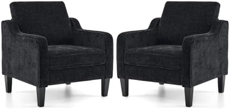 VINGLI Accent Chairs Set of 2, Modern Traditional Armchair for Living Room by VINGLI