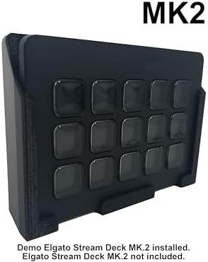 Universal Mounting Bracket & Hinged Bracket Kit, Fits The 15 Key Elgato Stream Deck MK.2. Perfect for Sim Racers, Flight Simulators, Streamers & Workstations. - Image 2