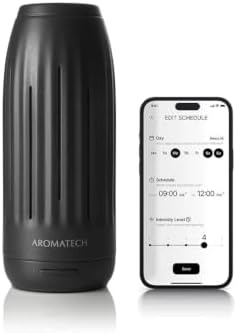 AromaTech Ambience Scent Diffuser for Essential Oil Blends & Fragrances – Waterless Scent Machine w/Bluetooth for Home, Bathroom Boutiques, Hotel, Spa – Charcoal Mini - Image 6