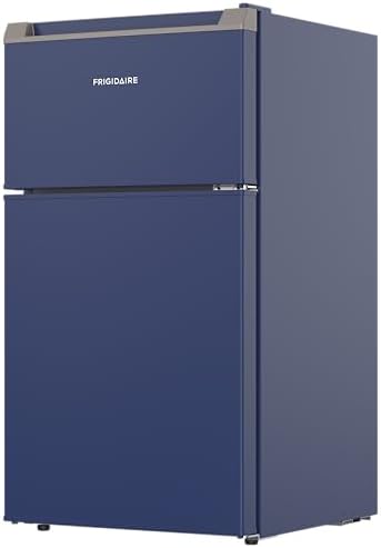 Frigidaire Compact Refrigerator with Top Freezer - 2 Door Fridge with 3.1 Cu Ft, Contemporary Series, Blue - Image 3