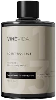 VINEVIDA [16 Fl Oz] Scent NO. 1103 Fragrance Oil for Cold Air Diffusers, Aromatic Notes of Cherry Raspberry Vanila, Essential Oils for Diffuser Oil Refill & Air Freshener Room Spray by VINEVIDA