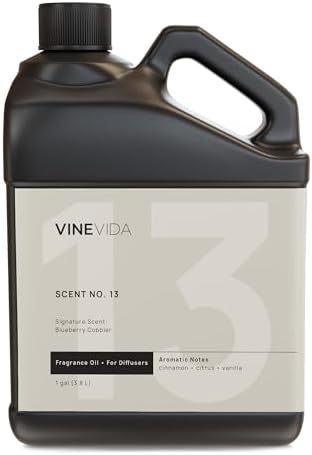 VINEVIDA [128 Fl Oz] Blueberry Cobbler Fragrance Oil for Cold Air Diffusers, Essential Oils for Diffuser Oil Refill & Air Freshener Room Spray by VINEVIDA
