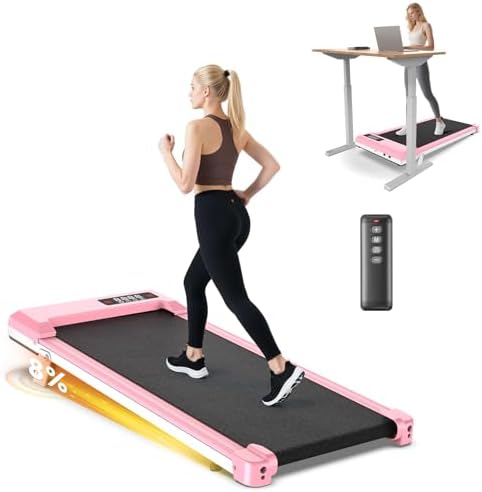 Walking Pad with Incline,Treadmill Pad 2.5 HP Quiet Under Desk Treadmills 8% Incline,330 lb Capacity Portable Walking Pad for Home and Office Walking by HomeFitnessCodeTreadmill