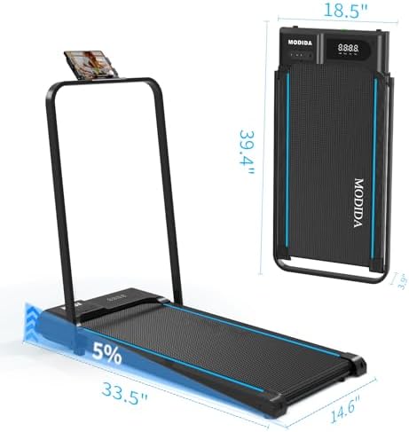 3 in 1 Under Desk Treadmill with Incline Walking Pad for Home & Office - Image 2