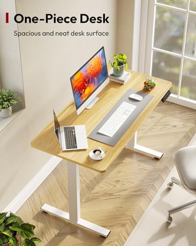 SANODESK One-Piece Electric Height Adjustable Standing Desk 48''x 24'' - Image 6