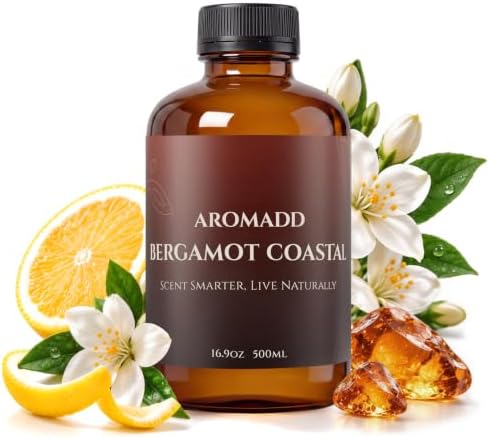 Bergamot Coastal Diffuser Oil Inspired by Ritz-C Hotel Scent, 500 mL by Aromadd