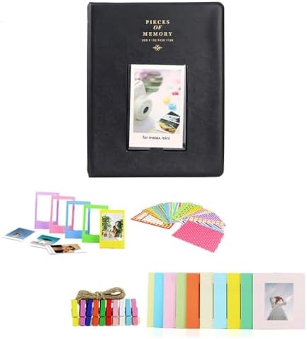 Fujifilm INSTAX Mini Link 3 Smartphone Printer | Sage Green Bundled with INSTAX Mini Instant Film | 20 Exposures + Instax Mini Album, Borders, Stickers & Clips + Microfiber Cleaning Cloth (4 Items) - Image 6