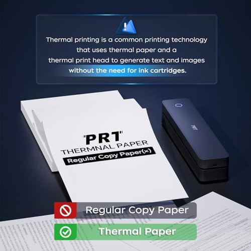 PRT MT610 A4 Thermal Printer with Case & 200 Sheets, Bluetooth & USB - Image 4