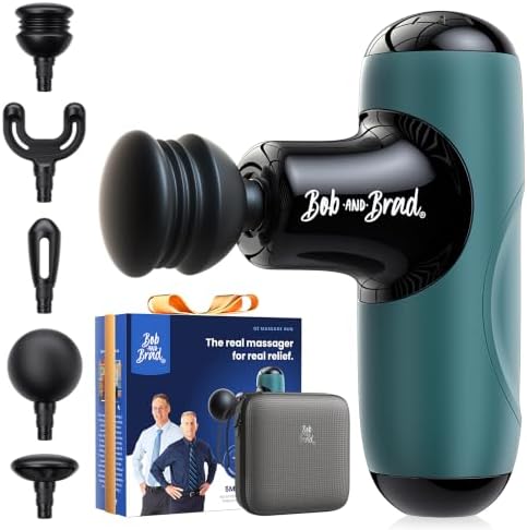 BOB AND BRAD Q2 Mini Massage Gun, Pocket-Sized, Small, Travel Essential by BOBANDBRAD