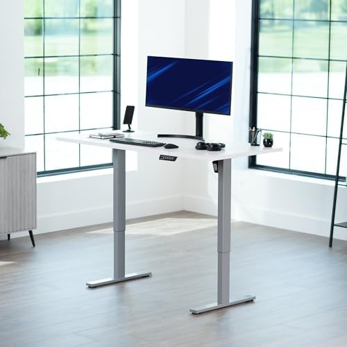 VIVO White 60 x 30 in Standing Desk, DESK-KIT-1G6W-30 - Image 2