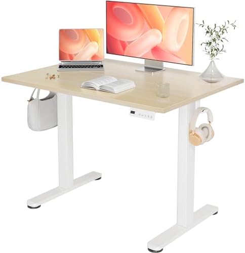 YDN 40 x 24 Inch Nature Electric Standing Desk by YDN