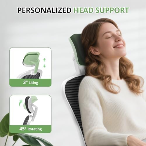 Synorla Office Chair|330LBS Capacity Ergonomic Desk Chair - Image 5