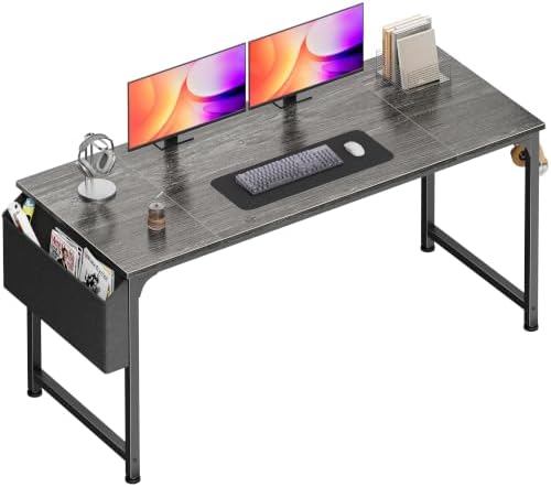 PRAISUN 55'' Computer Desk with Fabric Storage Bag by PRAISUN