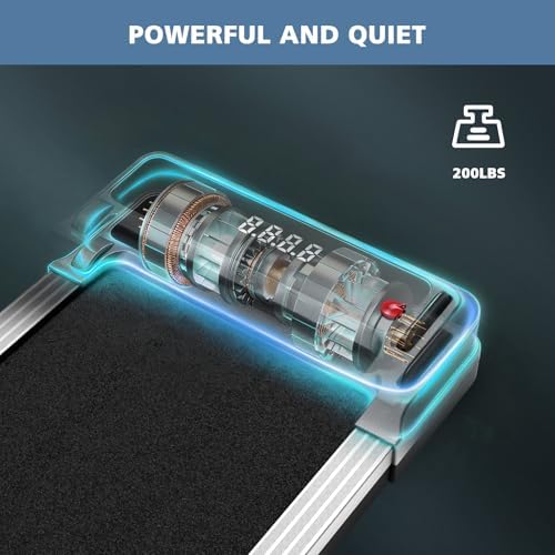 OLIXIS Under Desk Walking Pad Treadmill for Home Office Workouts - Image 6