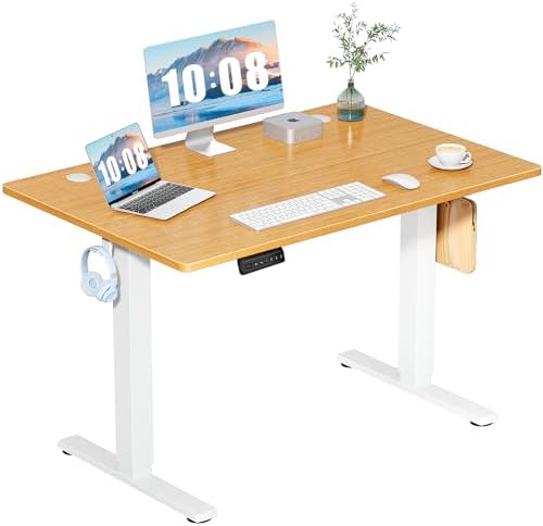DUMOS 48 Inch Electric Standing Desk, Memory Adjustable Home Office Desk by DumosLifestyle