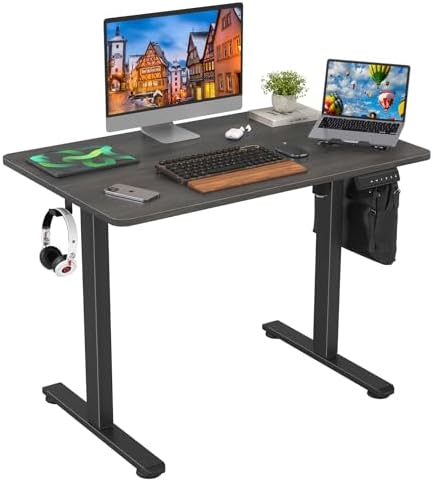 STARY Electric Standing Desk Adjustable Height Sit Stand Home Office Desk with Splice Board by STARYHavenLiving