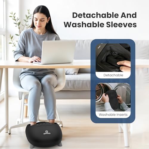 COMFIER Shiatsu Foot Massager with Heat for Plantar Fasciitis Neuropathy, Deep Kneading Vibration Feet Massager for Mom Dad Men Women-Home Office Use - Image 6