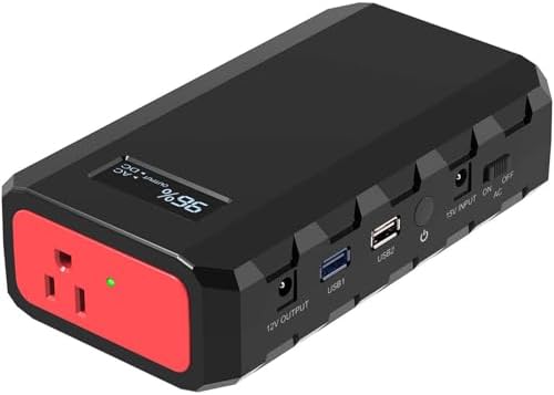 SinKeu 24000mAh Portable Power Bank with AC Outlet, 88.8Wh Portable Laptop Charger, Portable Power Station Outdoor Generators Portable for Home Backup Outdoor Emergency by SinKeu