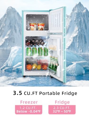 F.W.WOOLWORTHS 3.5 Cu.Ft Refrigerator with Freezer - Image 2