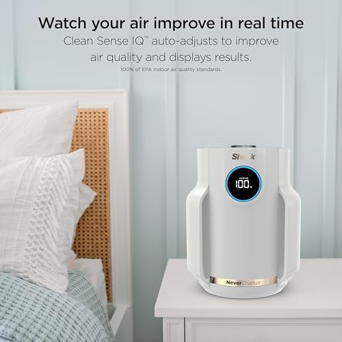 Shark NeverChange Air Purifier Compact Pro, Long-Lasting HEPA-Exceeding Filtration, Up to 250 sq. ft., Odor Neutralizer, Bedroom, Nursery, Dorm, HP072 (2025) (Renewed) - Image 2