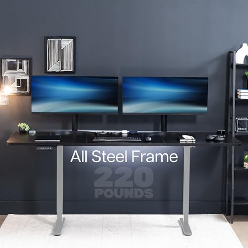 VIVO Black 83 x 30 in Standing Desk, DESK-KIT-E2G84-30B - Image 6