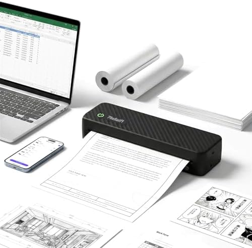 Portable Thermal Printer for Laptop/Phone, Travel Inkless Bluetooth Printer by Unknown