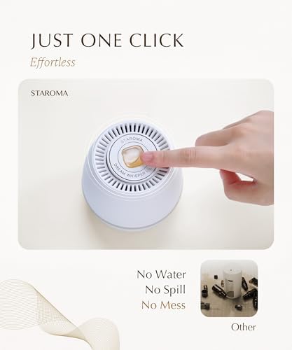 Waterless Essential Oil Diffuser (Complete Collection - 5 Premium Gentle Fragrance) - Cordless, Rechargeable Battery, Quiet, Adjustable Scent Level & Nightlight (200 sqft Small Room, Office) - Image 2