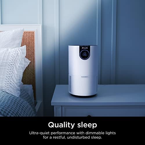Shark Air Purifiers For Home Pets, 2 Pack, Allergies, Pet Hair, HEPA Air Filter, 500 Sq Ft, Small Room, Bedroom, Odor Eliminator Clean Sense, Captures 99.98% of Particles, Pet Dander, Fur, HP102PK2 (Renewed) - Image 5