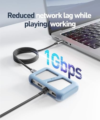uni USB C Hub,8-in-1 USB Type C Multiport Hub 4K @60Hz HDMI for Laptop,3FT - Image 6