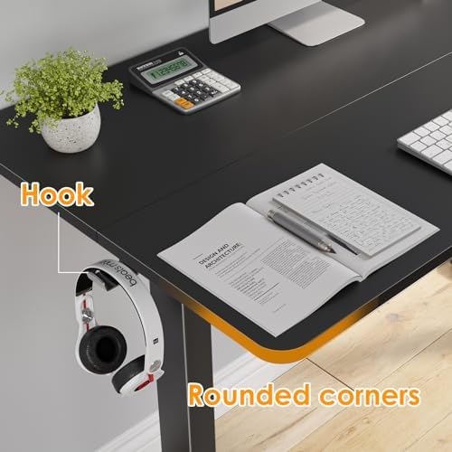 STARY Electric Standing Desk Adjustable Height Sit Stand Home Office Desk with Splice Board - Image 5