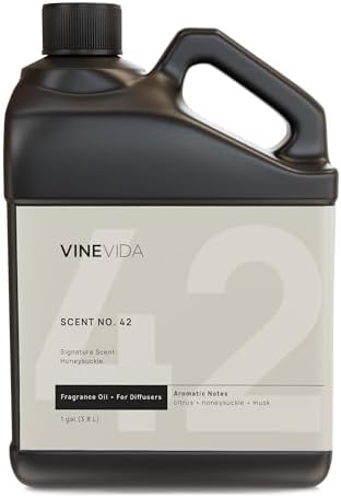 VINEVIDA [128 Fl Oz] Honeysuckle Fragrance Oil for Cold Air Diffusers, Essential Oils for Diffuser Oil Refill & Air Freshener Room Spray by VINEVIDA
