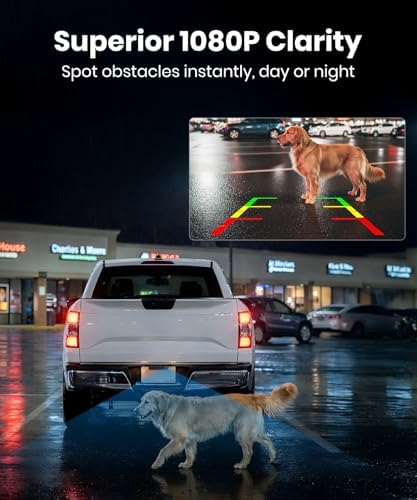 AUTO-VOX 6 Inch Solar Backup Camera Wireless, 1 Minute Easy Install - Image 6