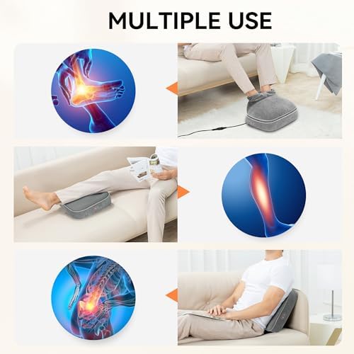 Snailax Foot Massager with Heat, 2026 Feet Warmer with Remote Control - Image 6