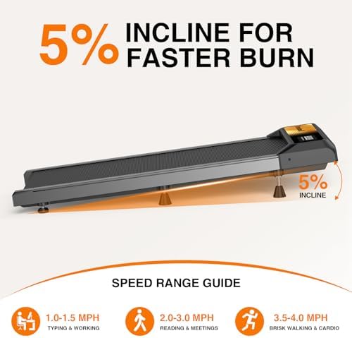 Gkyet Incline Walking Treadmill Pad with Removable Handle and Remote - Image 3
