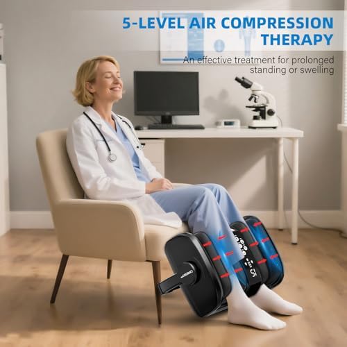 CARESKYpro HSA Store FSA Eligible Foot Massager with Heat, 3 Heating Therapy 5 Intensity, Deep Kneading Rolling for Calf-Feet-Arm Circulation, Plantar Fasciitis and Pain Relief - Image 5