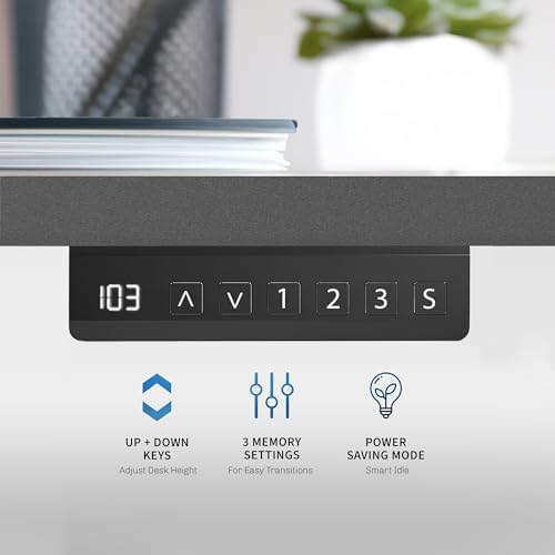 VIVO Gray Dual Motor Electric Standing Desk Frame, DESK-E-200G - Image 5
