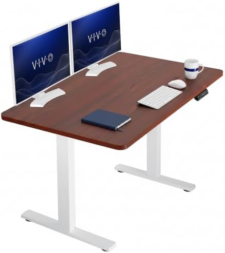 VIVO Dark Walnut 48 x 30 in Standing Desk, DESK-KIT-1W5D by VIVO