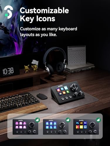 SOOMFON Stream Controller Studio Deck 6 Macro Keys, 3 Dials, 3 Buttons - Image 5