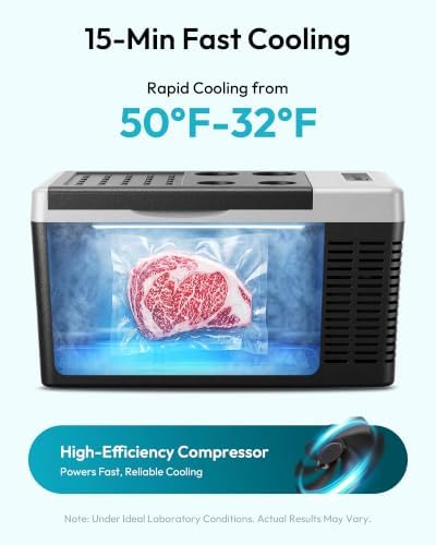 EUHOMY 26QT 12 Volt Refrigerator, -4℉~68℉ Electric Cooler for Car - Image 5